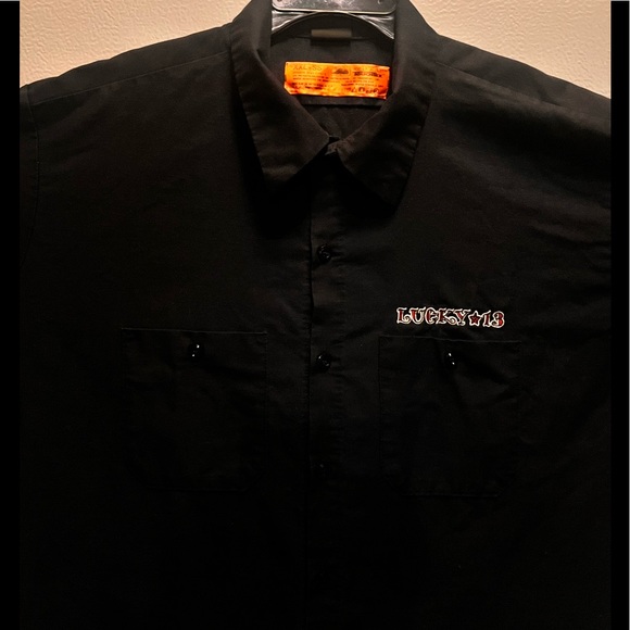 Red Kap / Lucky 13 - Mens XXL - Button up Shirt - Picture 4 of 8